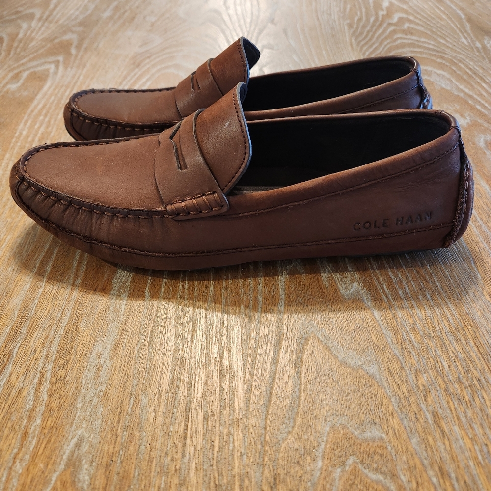 COLE HAAN‎ Men's Wyatt Penny Driver Loafers Size 8
